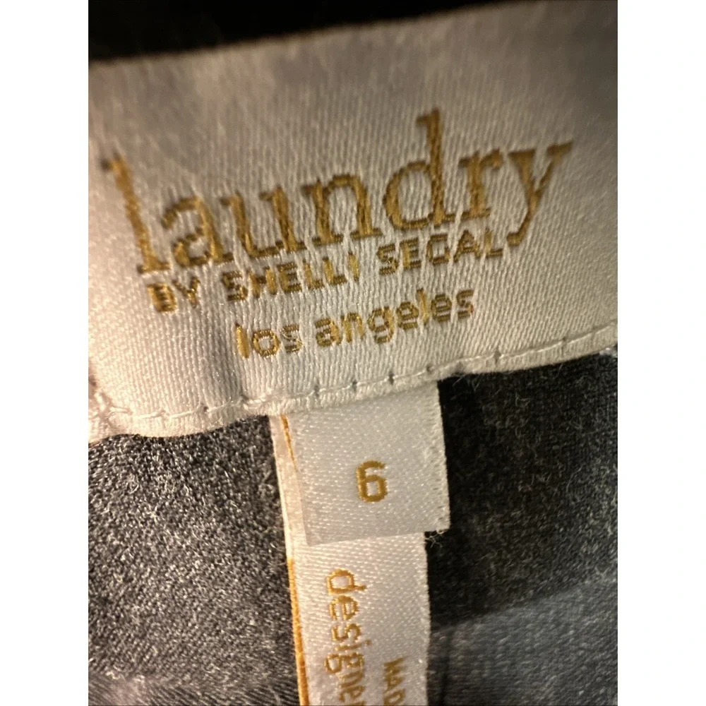 Laundry By Shelli Segal Skirt Sz 6 Feet Heathered Flared